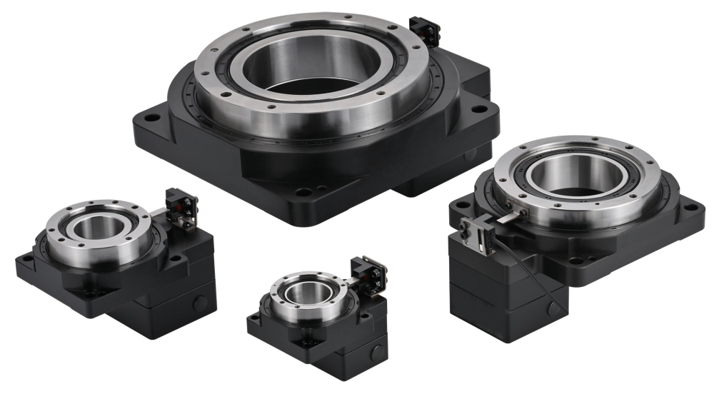 hollow rotary platform for custom rotary positioning fixture