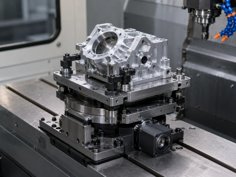 hollow rotary actuator for CNC positioning fixture