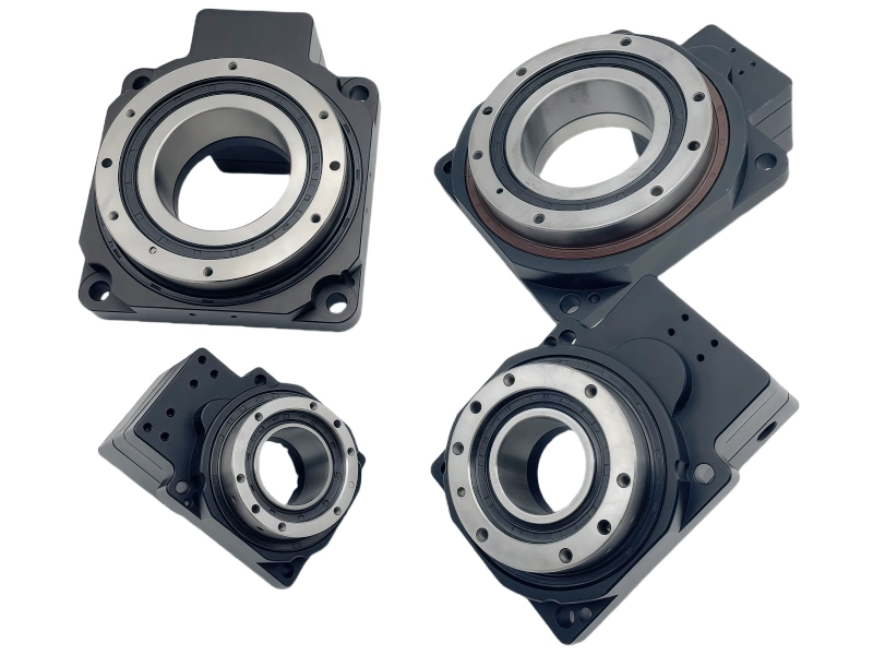 hollow rotary platform for compact automation