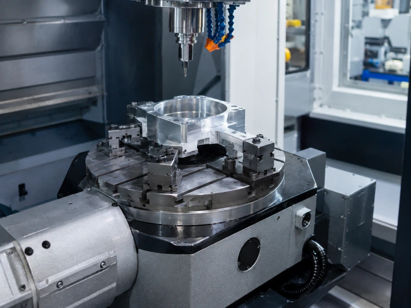 hollow rotary table for CNC fixture positioning