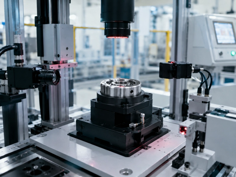 hollow rotary table for inspection system and measurement station