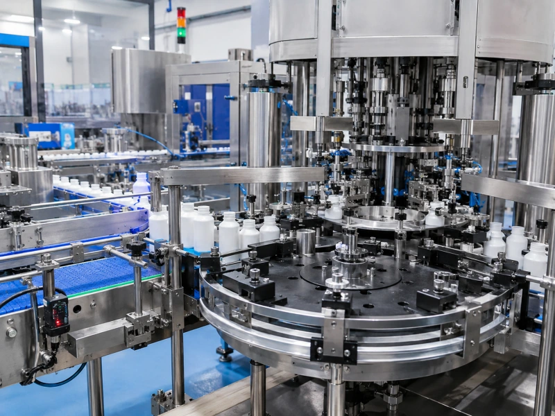 hollow rotary table for packaging machinery indexing station