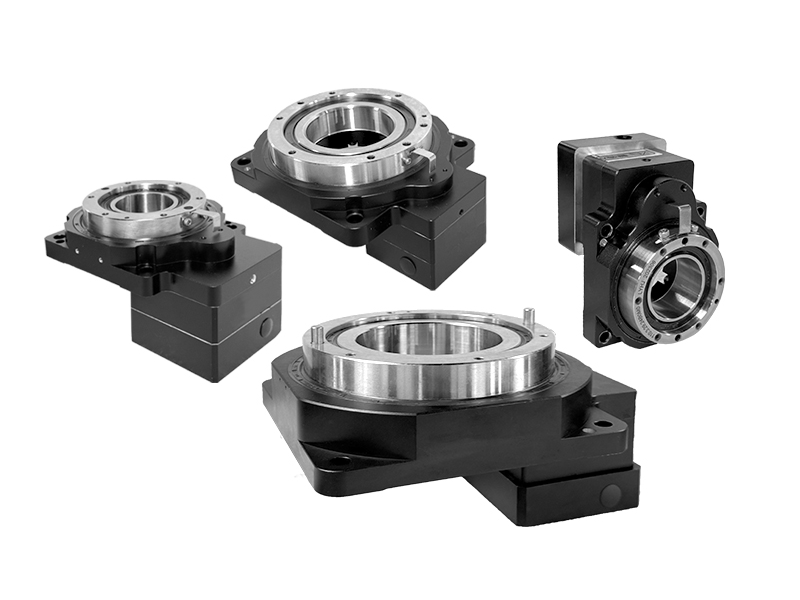 hollow rotary table with large center bore for fixture positioning