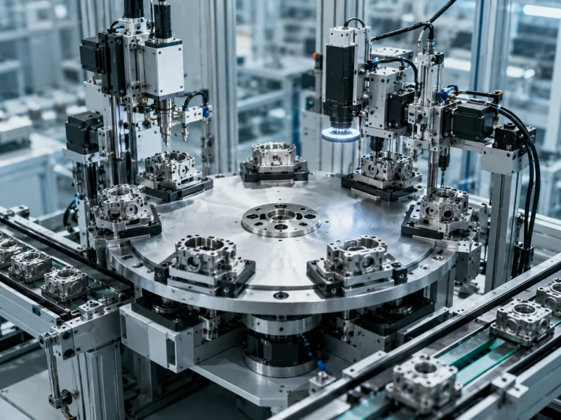 servo rotary indexer for multi-station automation line