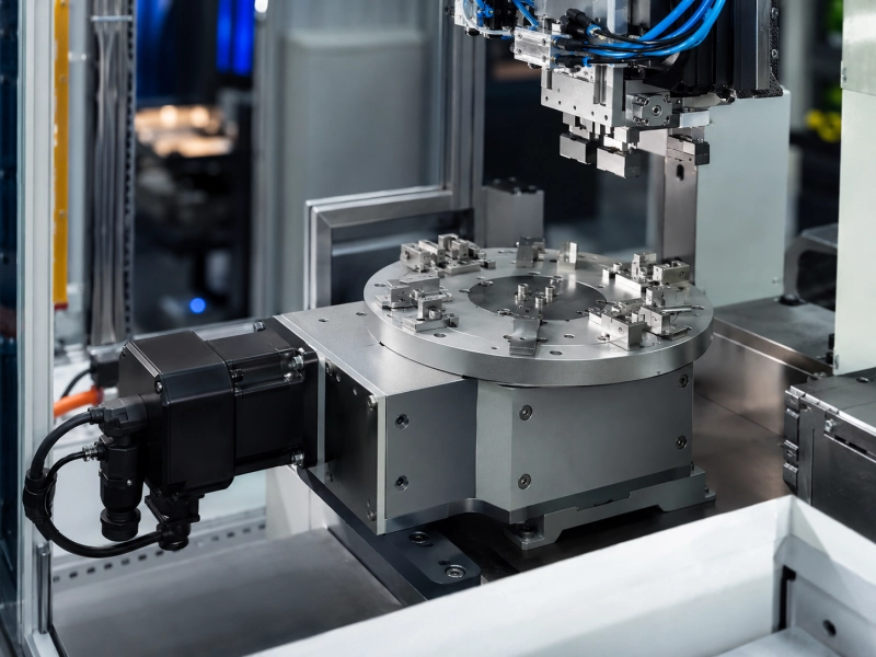 servo rotary table motion control in automation equipment