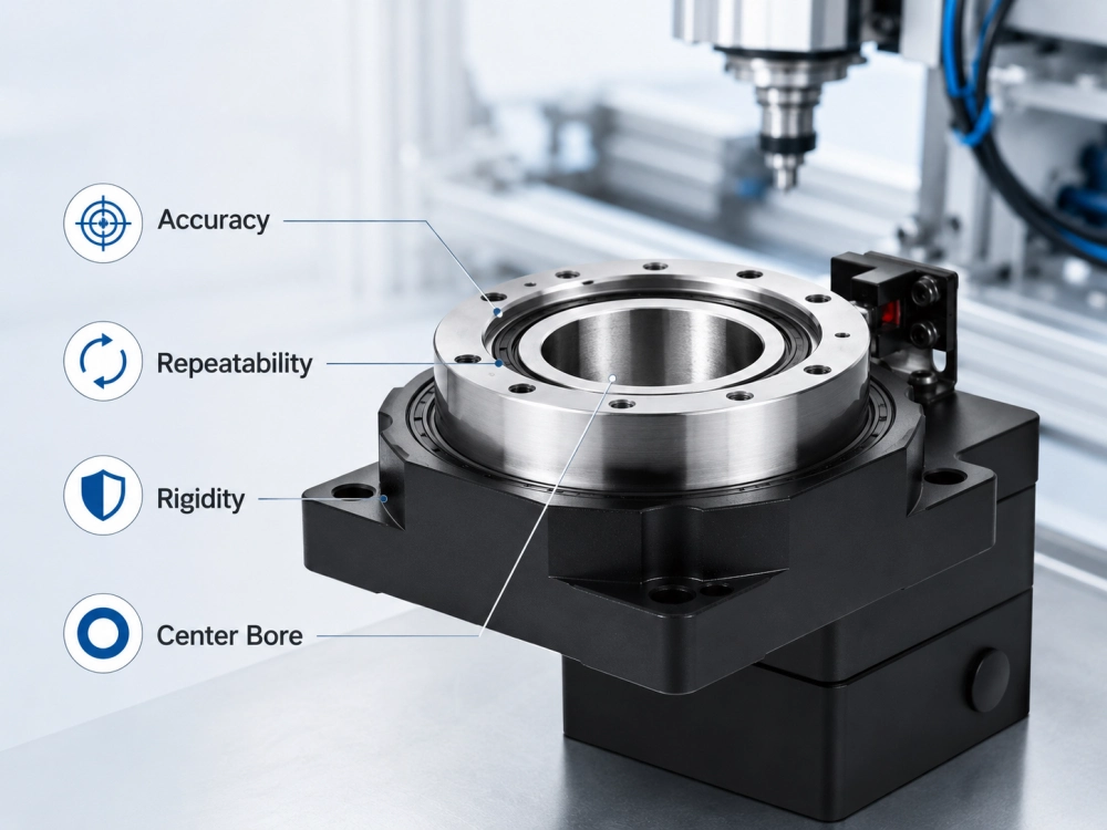 hollow rotary table accuracy guide for automation equipment